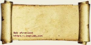 Isak Božić vizit kartica